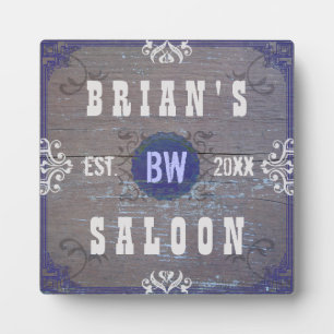 Customisable Home Bar Beer Saloon Plaque