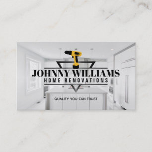 Customisable Home Renovations Business Cards