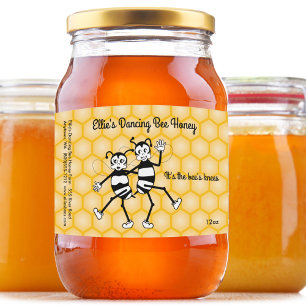 Customisable honey jar label