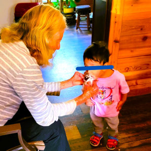 Customisable Hooked on Grandma / Grandpa Baby T-Shirt