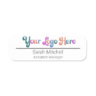 Customisable Horizontal Logo Title Employee