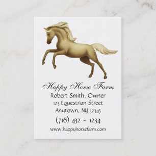 Customisable Horse Lovers Business Card