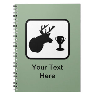 Customisable Hunter Logo Spiral Notebook