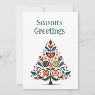 Customisable Hygge Scandinavian Minimalist Holiday Card