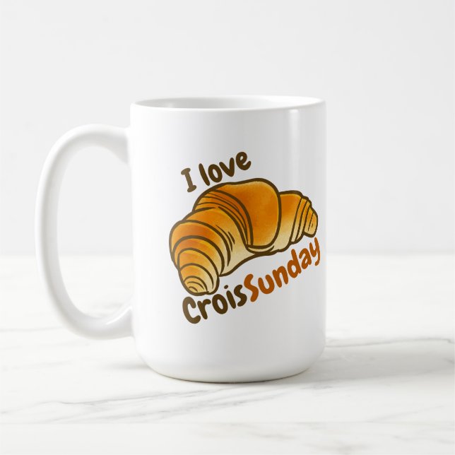 Customisable I love CroisSunDay Coffee Mug (Left)