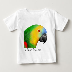 Customisable I Love Parrots Infant T-Shirt