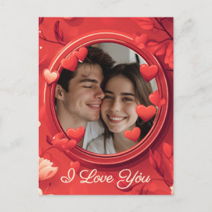 Customisable I Love You Postcard