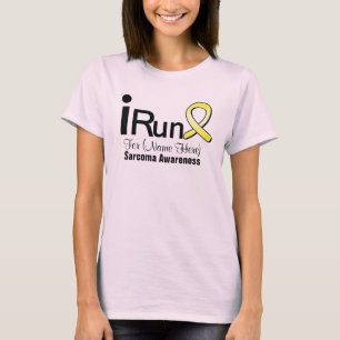 Customisable I Run For Sarcoma Awareness T-Shirt