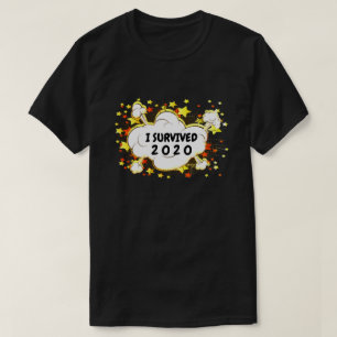Customisable I survived 20xx explosion colourful T-Shirt