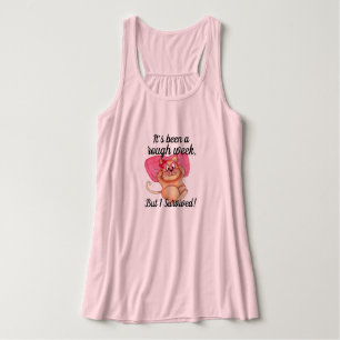 Customisable I Survived Funny Cat Shirt Design