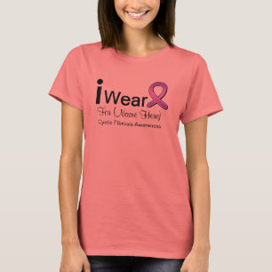 Customisable I Wear a Cystic Fibrosis Ribbon T-Shirt