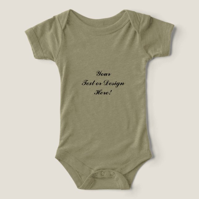 Customisable Infant T-shirt - Add Your Design (Design Front)