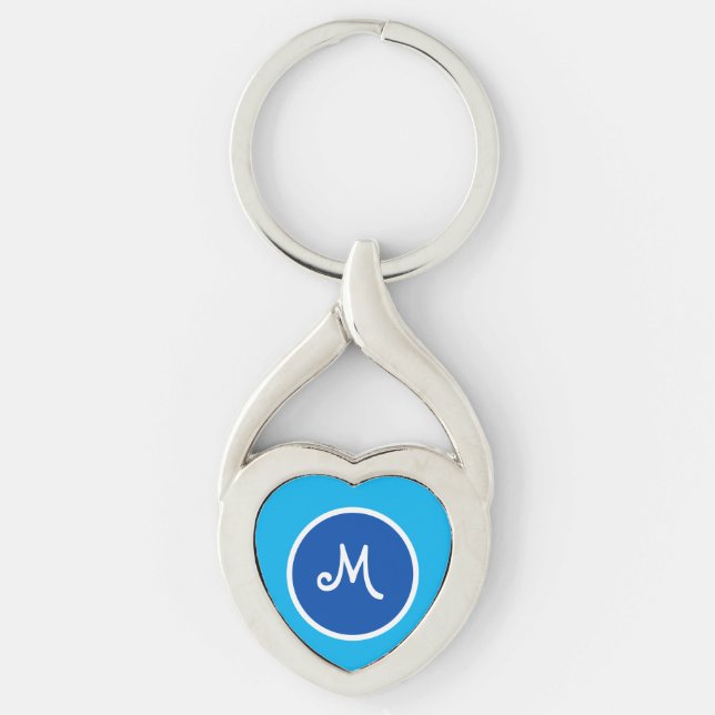 Customisable Initial  Key Ring (Front)