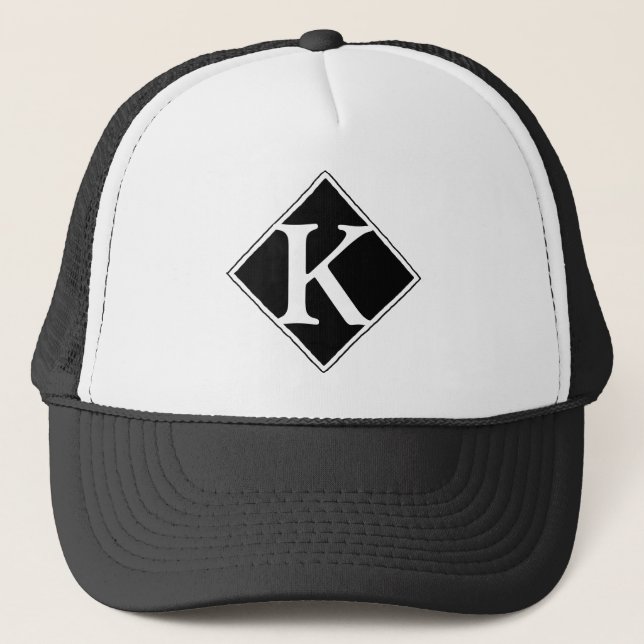 Customisable Initial Trucker Hat (Front)