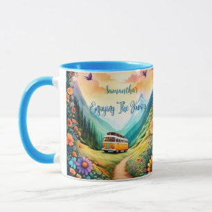 Customisable Inspiring Positive Vibe Quote. Mug