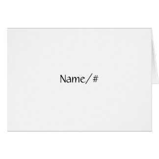 Customisable Invitation Sets Placecard