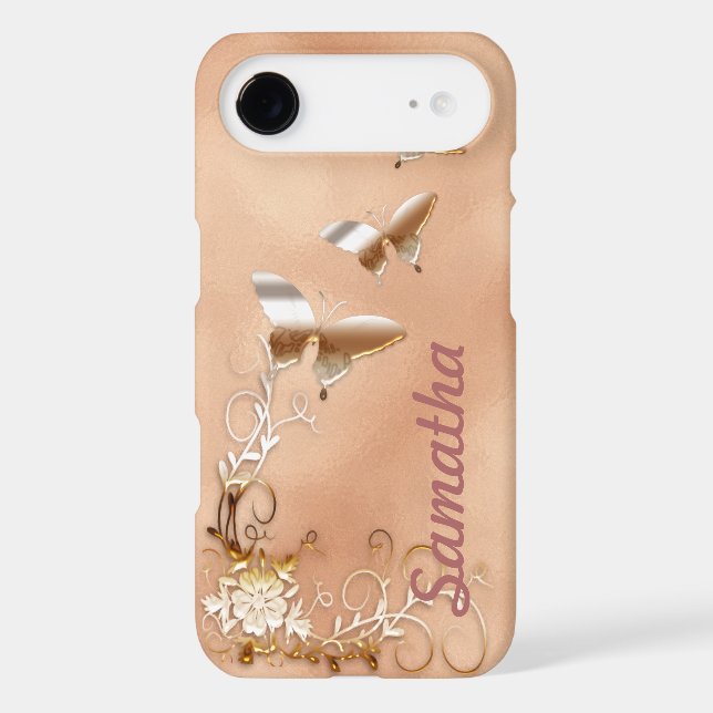 Customisable iPhone case barely there (Back)