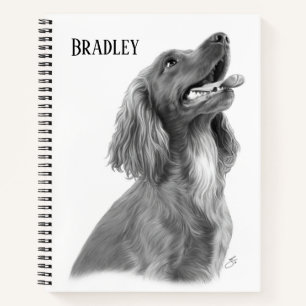 Customisable Irish Setter Notebook