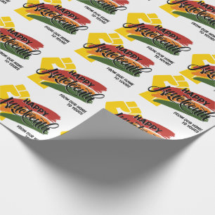 Customisable JUNETEENTH Wrapping Paper