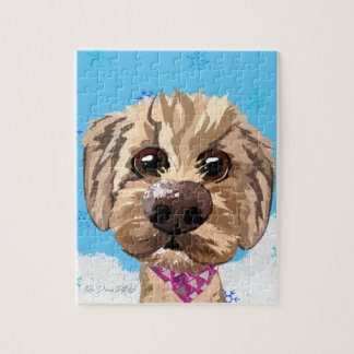 Customisable "Juno" the Goldendoodle Puzzle