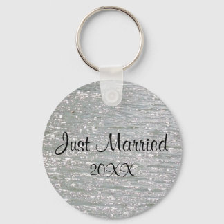 Customisable Just Married Keychain