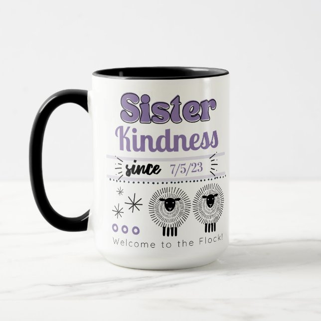 Customisable JW Baptism Gift for Sister Mug (Left)