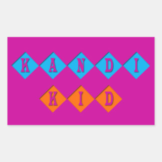 Customisable Kandi Kid Rectangular Sticker