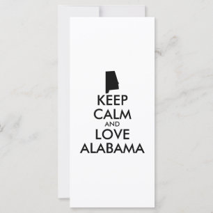 Customisable KEEP CALM and LOVE ALABAMA