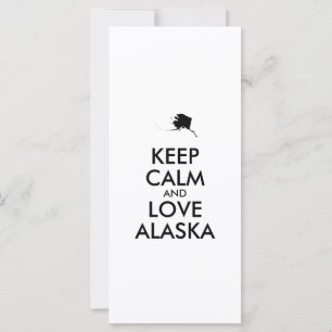 Customisable KEEP CALM and LOVE ALASKA