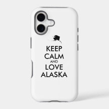 Customisable KEEP CALM and LOVE ALASKA