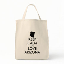 Customisable KEEP CALM and LOVE ARIZONA