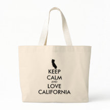 Customisable KEEP CALM and LOVE CALIFORNIA