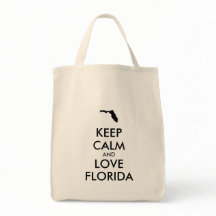 Customisable KEEP CALM and LOVE FLORIDA
