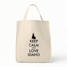Customisable KEEP CALM and LOVE IDAHO