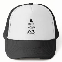 Customisable KEEP CALM and LOVE IDAHO
