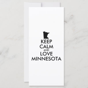 Customisable KEEP CALM and LOVE MINNESOTA