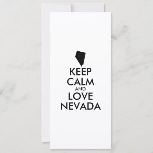 Customisable KEEP CALM and LOVE NEVADA