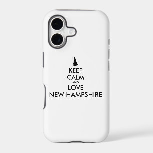 Customisable KEEP CALM and LOVE NEW HAMPSHIRE