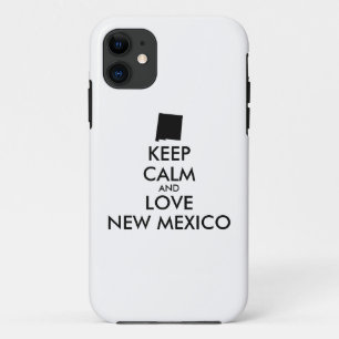 Customisable KEEP CALM and LOVE NEW MEXICO iPhone 11 Case