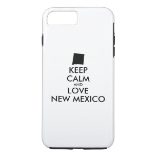 Customisable KEEP CALM and LOVE NEW MEXICO Case-Mate iPhone Case