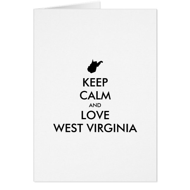 Customisable KEEP CALM and LOVE SOUTH CAROLINA (Front)