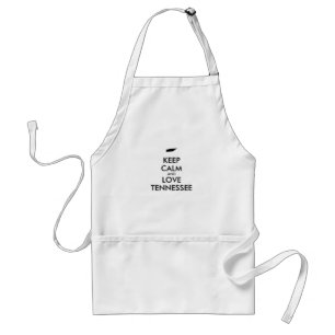 Customisable KEEP CALM and LOVE TENNESSEE Standard Apron