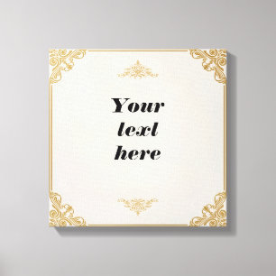 Customisable Keepsake Template for Personalised Me Canvas Print