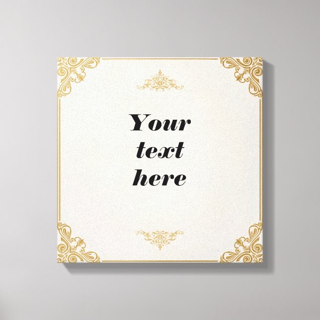 Customisable Keepsake Template for Personalised Me Canvas Print (Front)