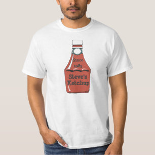 Customisable Ketchup Bottle Shirt