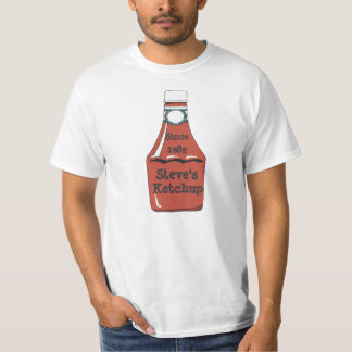 Customisable Ketchup Bottle Shirt