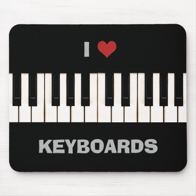 (Customisable) Keyboards Mouse Pad (Front)