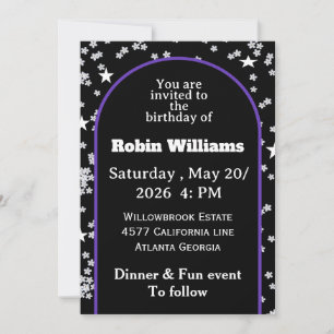 Customisable Kids Birthday Invitation   Editable 