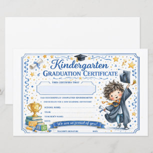 Customisable Kindergarten Graduate Certificate 
