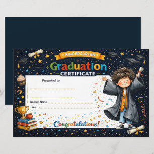Customisable Kindergarten Graduation Keepsake